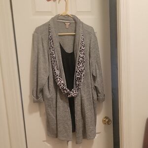 Womans 1 Piece Blouse/shell/scarf